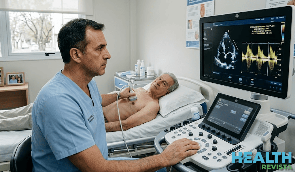 Ecocardiograma Doppler: La ecografía que revela la anatomía, las válvulas y la fuerza de bombeo del corazón